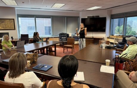 Texas Third Court of Appeals Justice D. Gisela Triana speaks with the Leadership cohort about leadership and the judicial system.