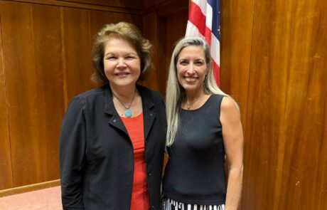 Class participant Dr. Judith Canales with Justice Gisela D. Triana.